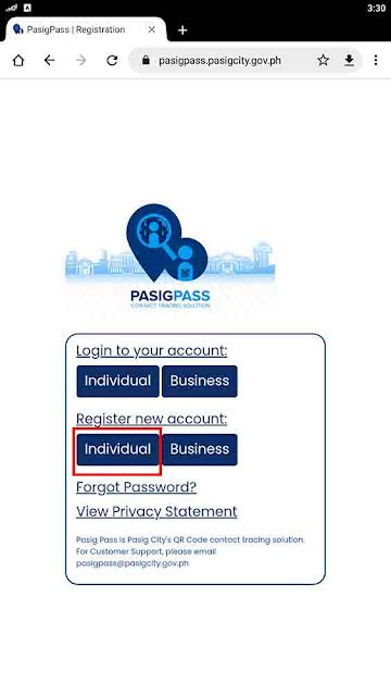 pasigpass login